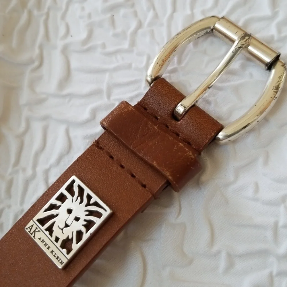 Anne Klein Caramel  Genuine Leather belt